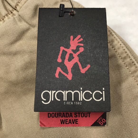 NWT GRAMICCI Vintage G Jogger Pant Men L (32x32) Khaki Tan Drawstring Hike Climb - Picture 9 of 16